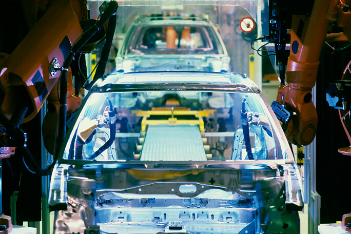 main feature car production line