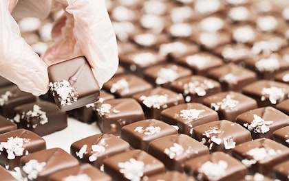 main feature caramel chocolate production