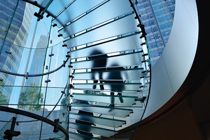 main feature glass staircase