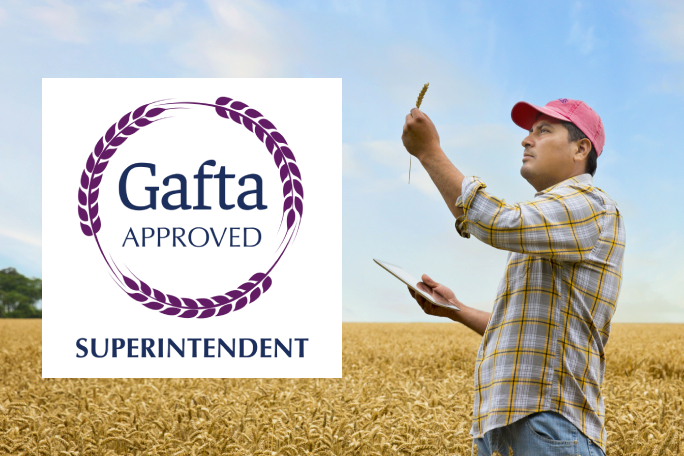 Main Feature Man at a Wheat Field with Gafta Logo 