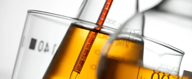 main feature oil in test bottles