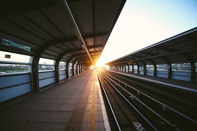 main feature train station view