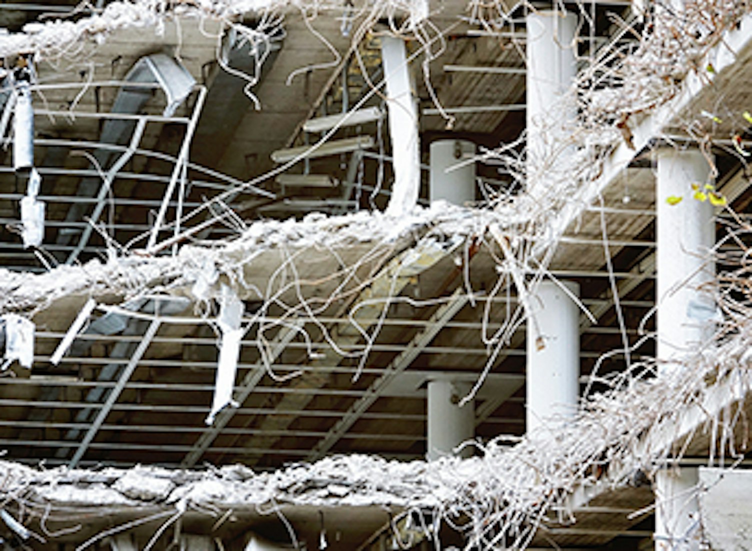 orig full frame shot of demolished building Getty697635721