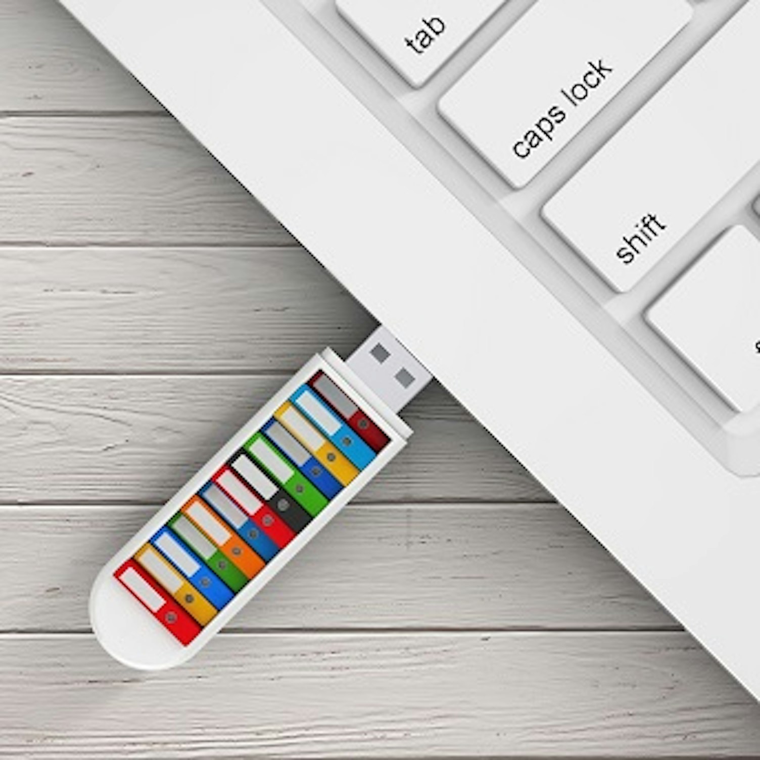 orig personal data on USB stick