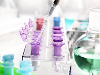 orig pipetting samples into microcentrifuge tubes during an experiment in the laboratory Getty699087159