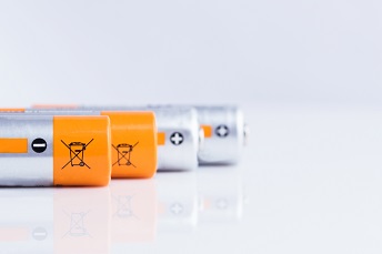 orig rechargeable batteries close up