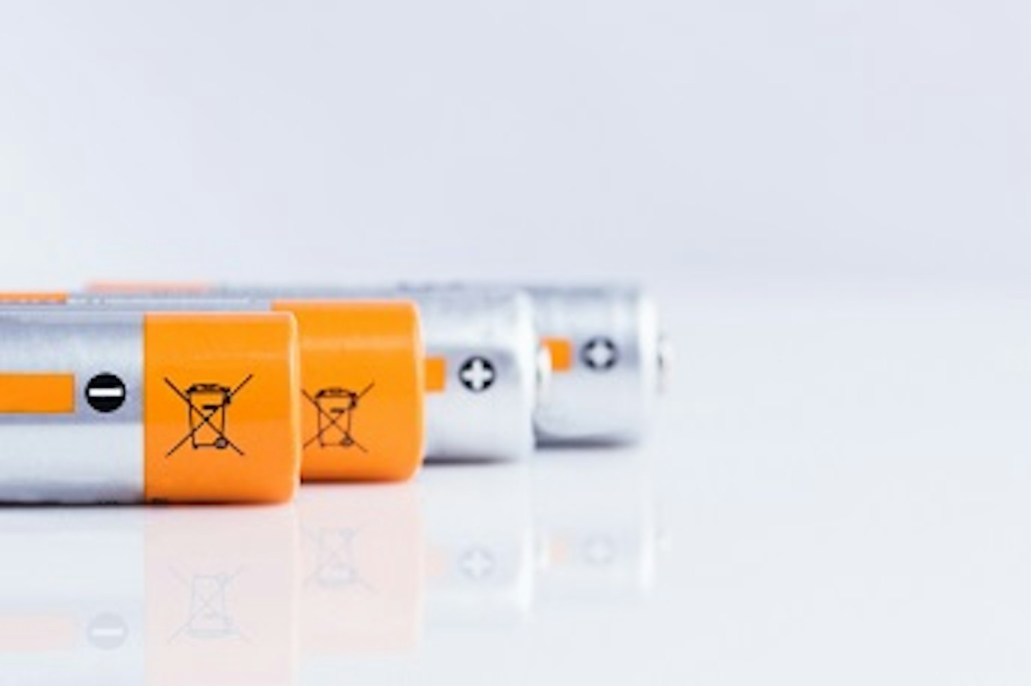 orig rechargeable batteries close up