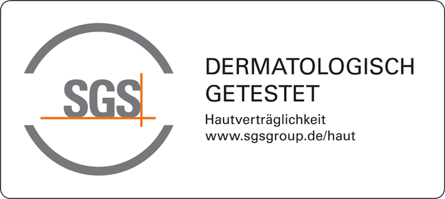 SGS Dermatologically Tested Seal 749px