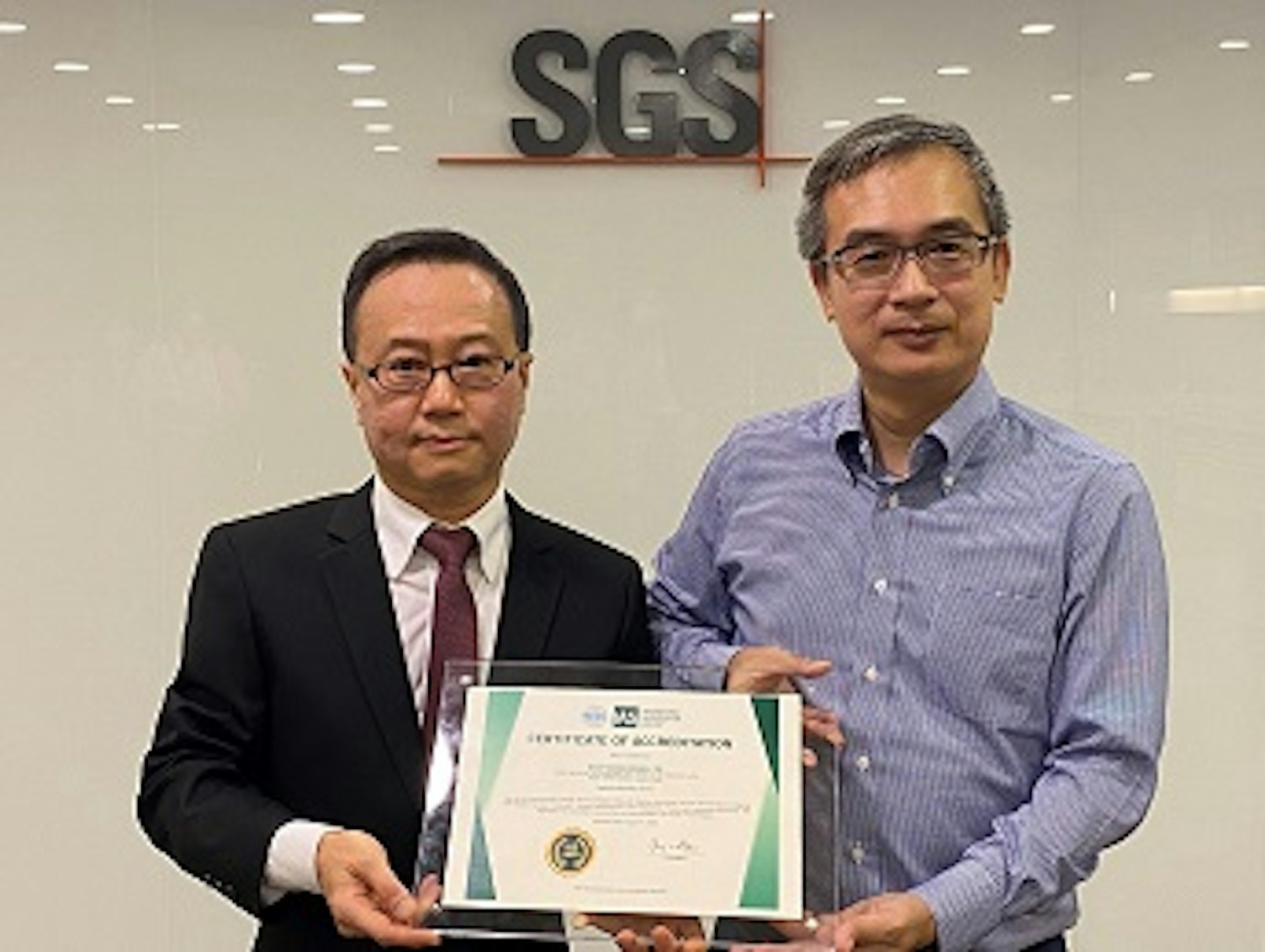 SGS_IAS accreditation