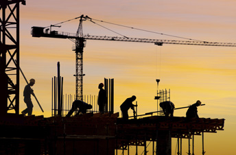 std construction site silhouette