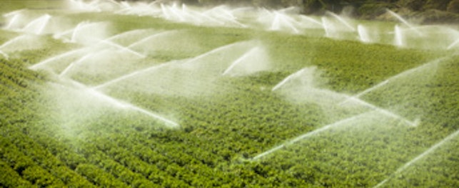 std irrigation sprinkler watering crops