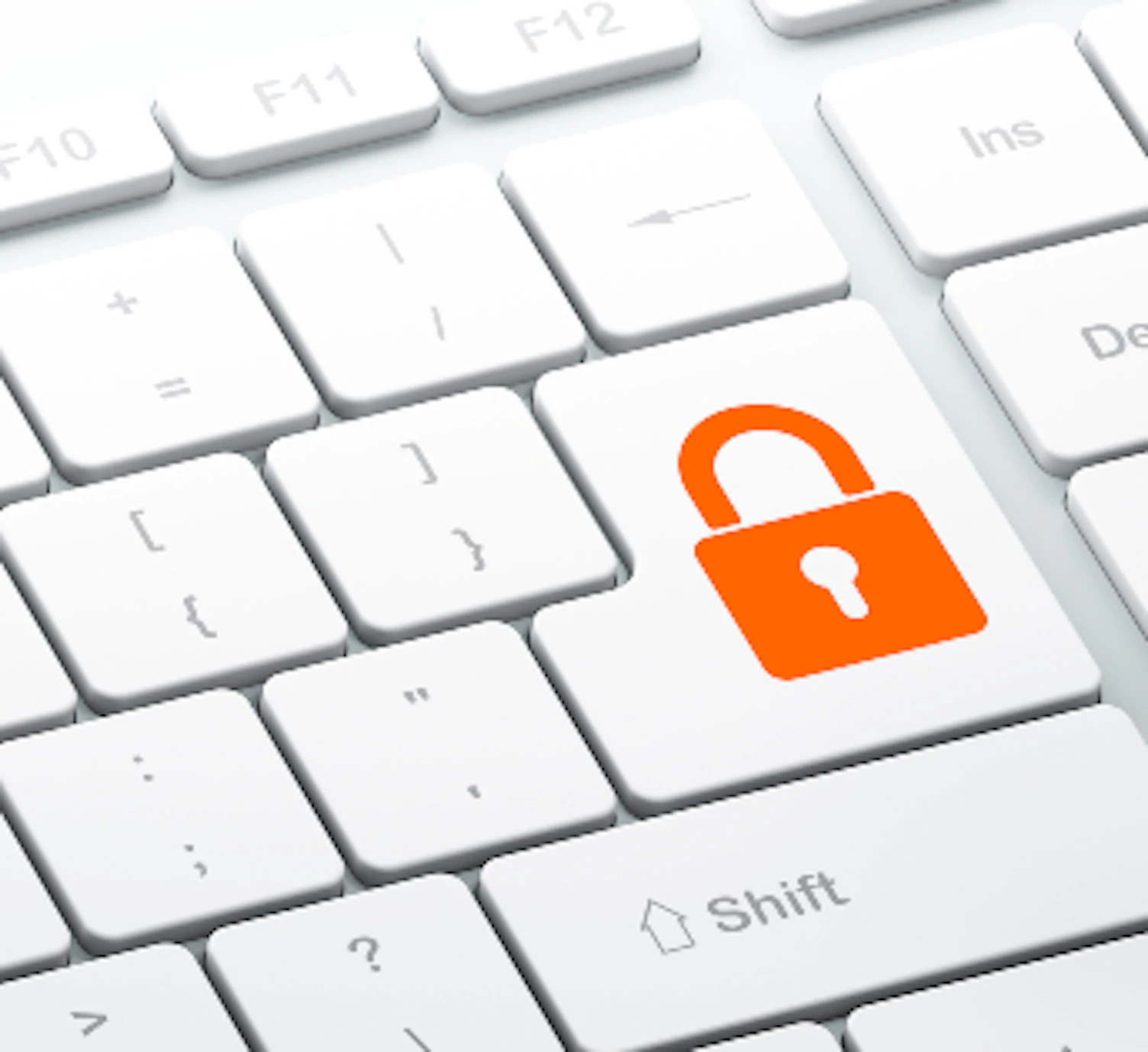 Orig Enter Button with Closed Padlock on Computer Keyboard Getty161719627