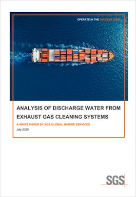 Analysis of Discharge Water from Exhaust Gas Cleaning Systems 