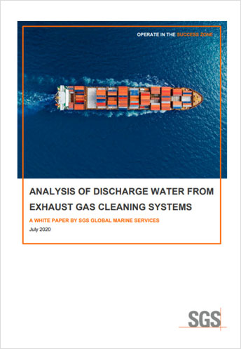 Analysis of Discharge Water from Exhaust Gas Cleaning Systems SGS India