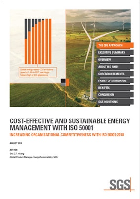 Cost Effective and Sustainable Energy Management with ISO 50001 