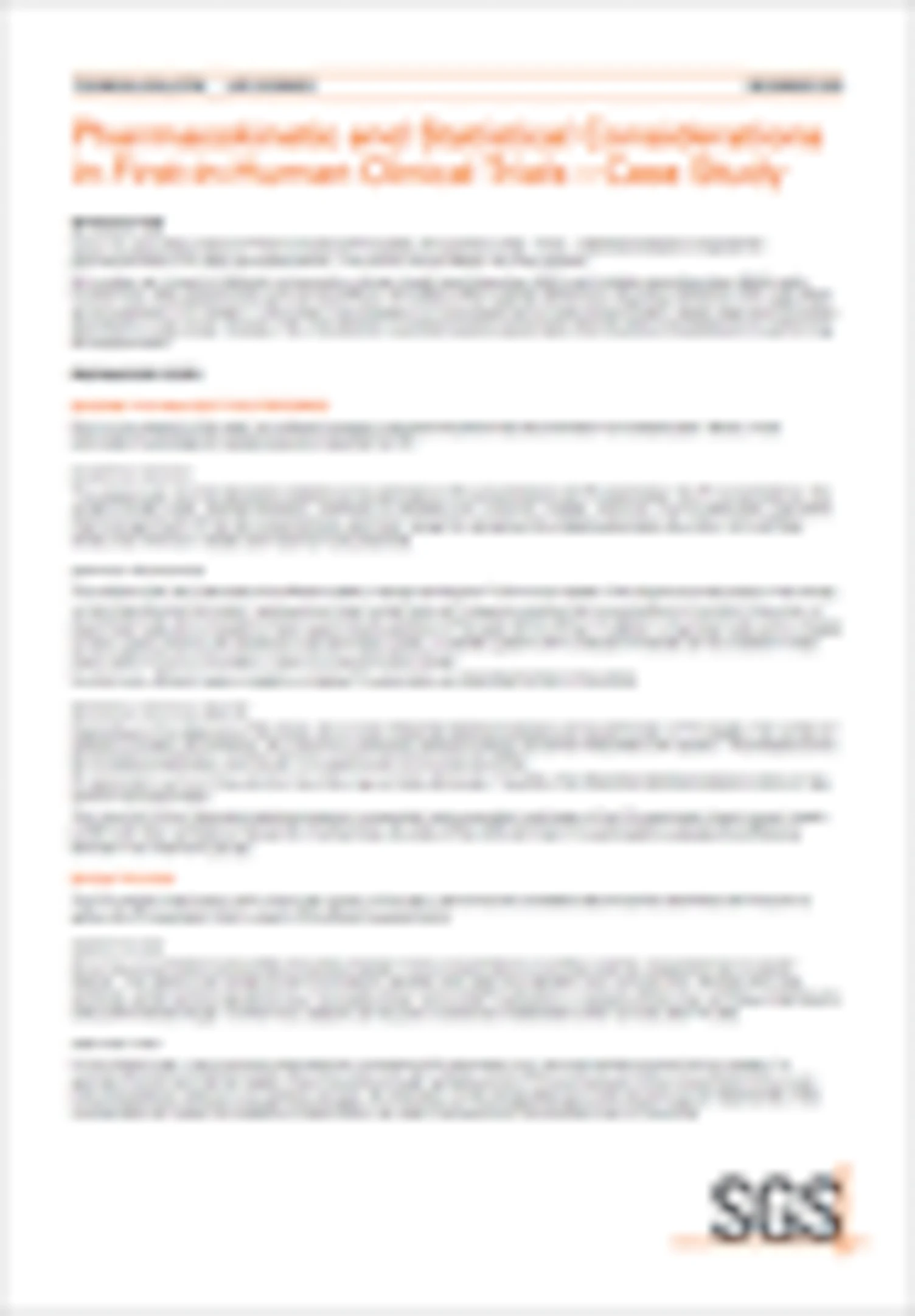 Pharmacokinetic and Statistical Consideration Case Study 344px
