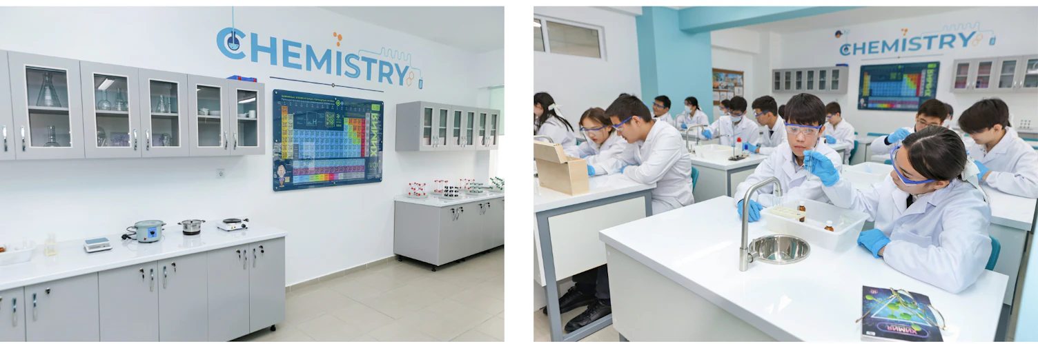 SGS Kazakhstan Opening of the chemistry classroom