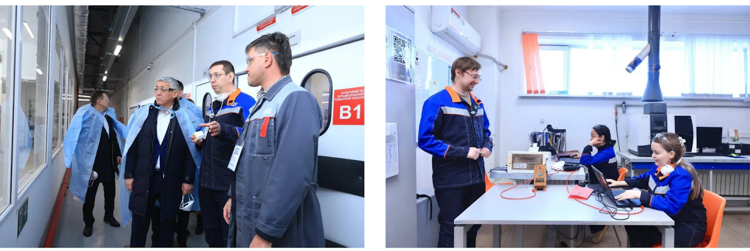 Visit of the Mayor of the Karaganda region to the SGS laboratory in Balkhash
