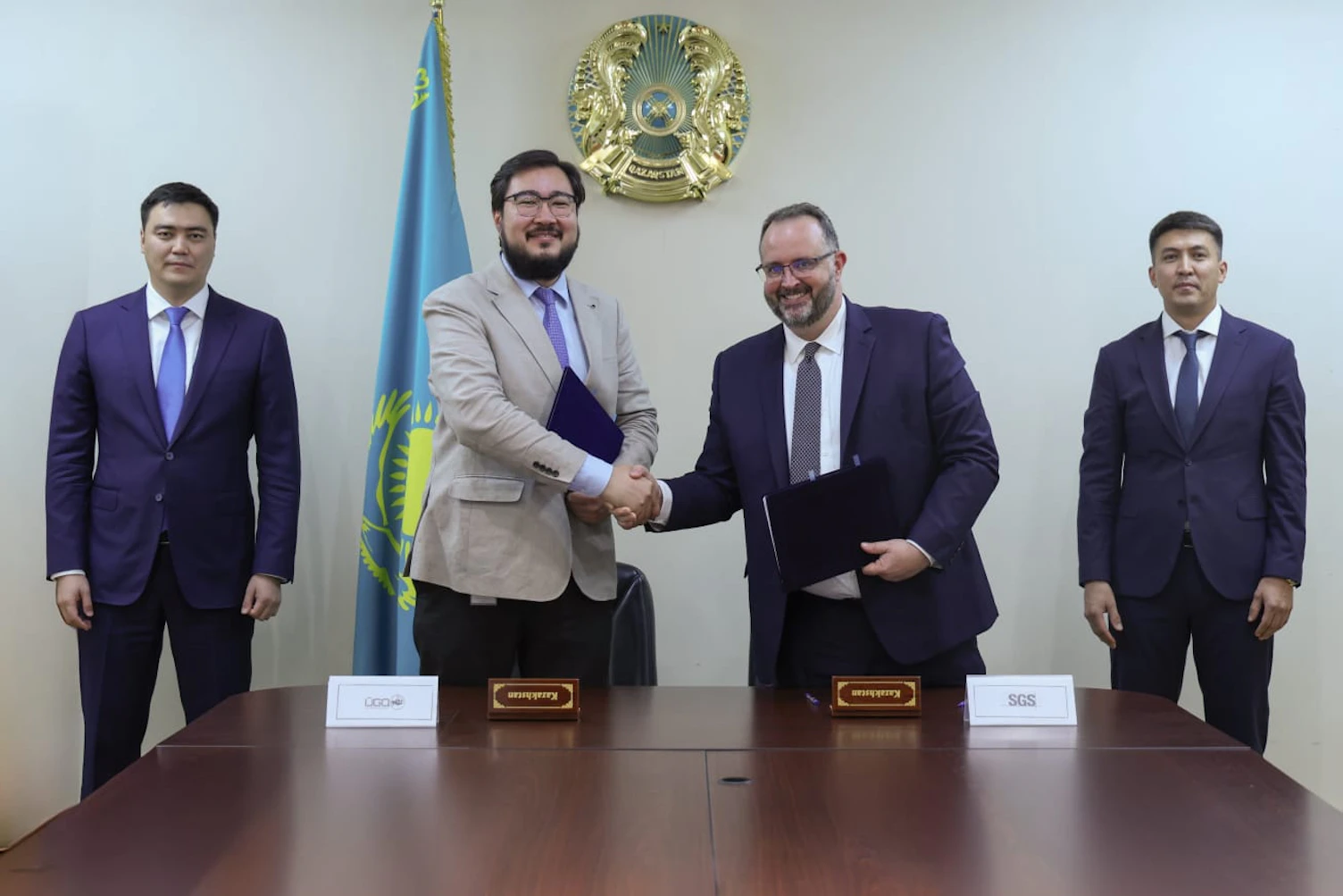 SGS and the Ministry of Industry and Construction of the Republic of Kazakhstan discussed prospects for cooperation in the geological industry