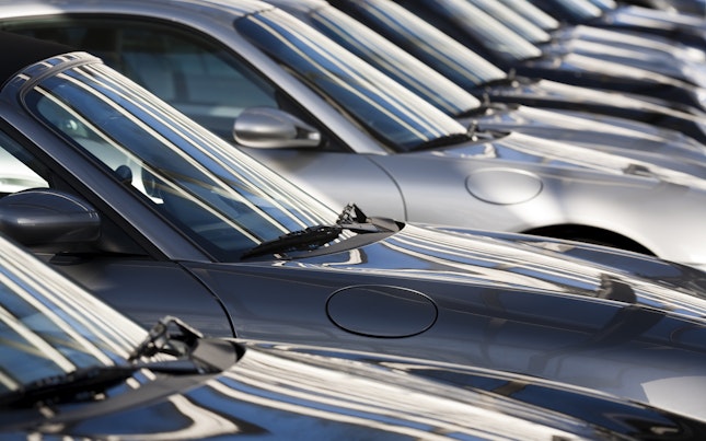 Cars on Motorway Digital Concept