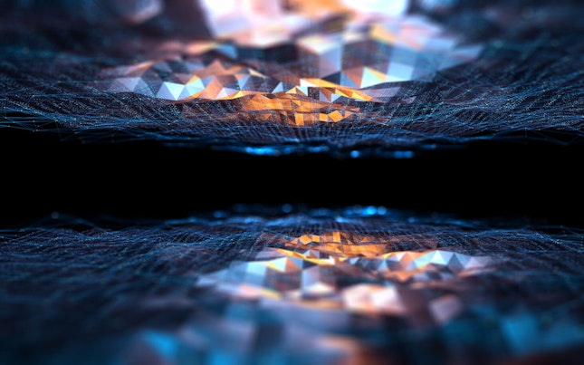 Abstract Digital Network Communication Digital Concept