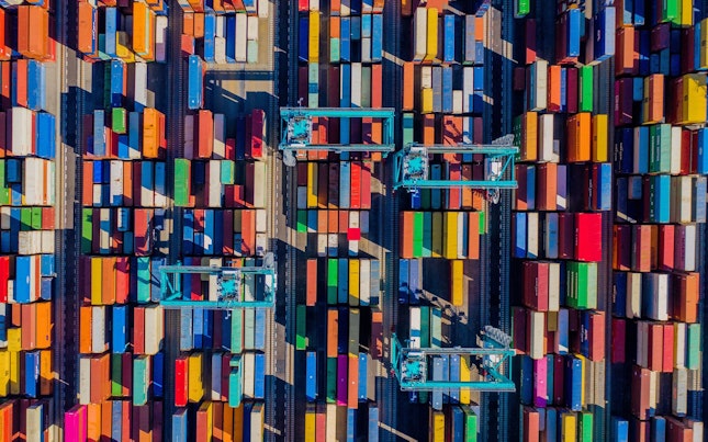 Container stack yard