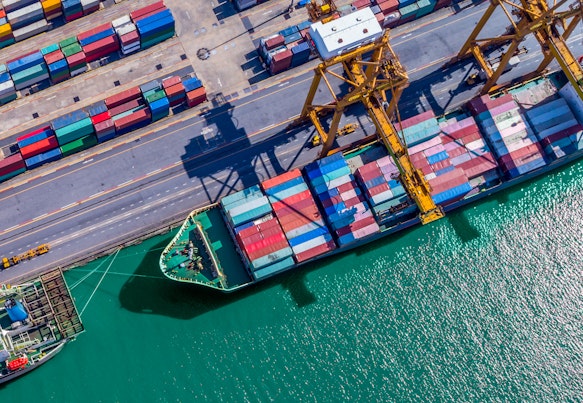Container stack yard