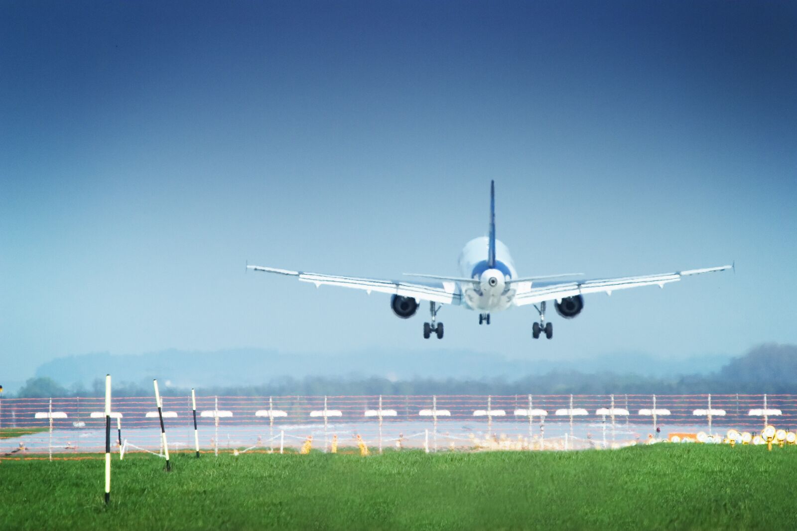 Light Trails in the City at Night