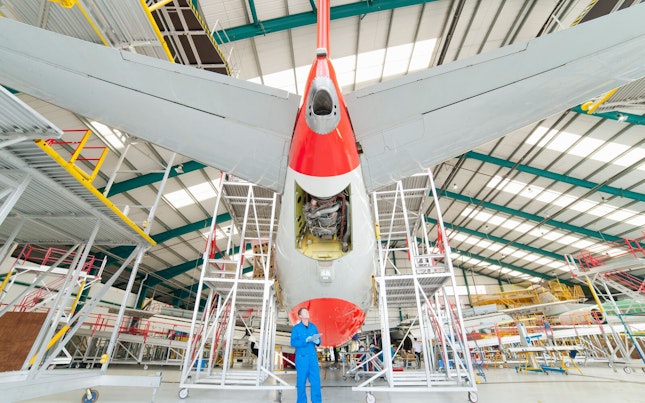 Light Trails in the City at Night