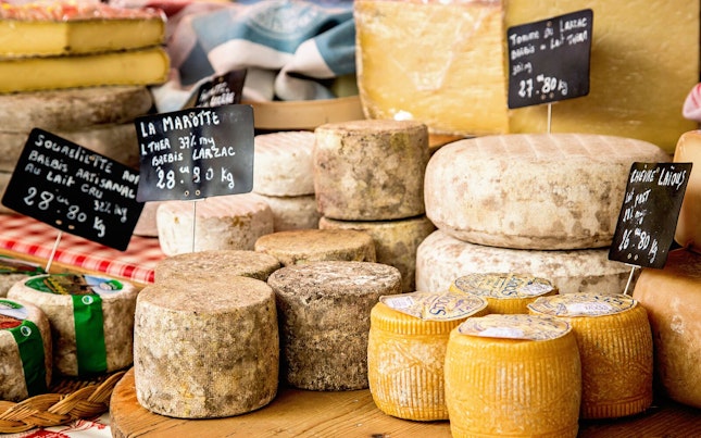 Bovenaanzicht eettafel