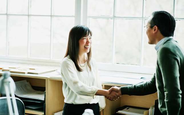 Business People Shaking Hands