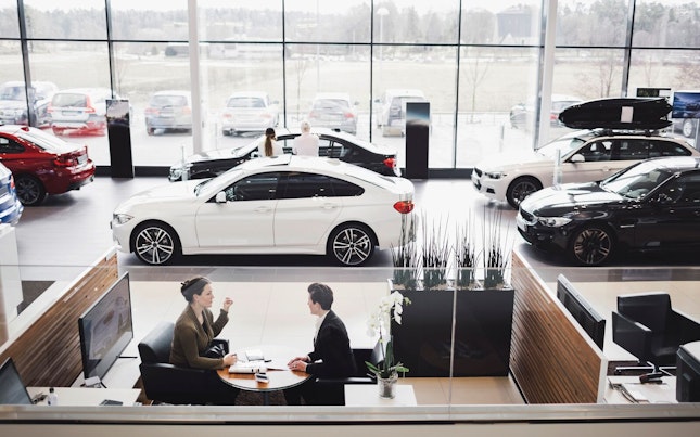 Cars on Motorway Digital Concept