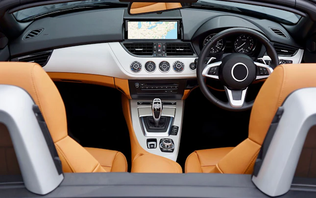 Inside of a Modern Car