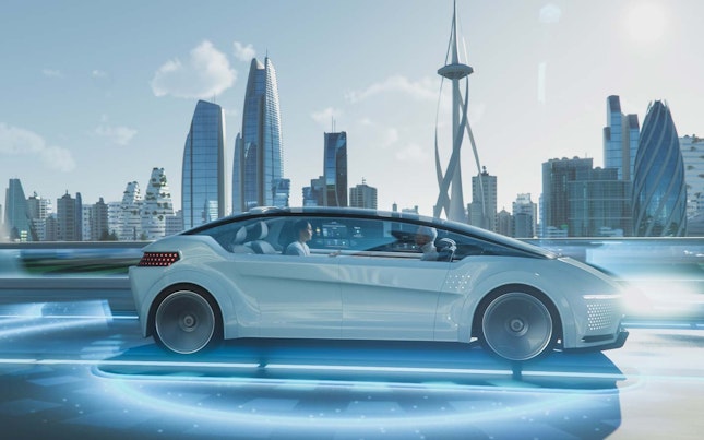 Tulevaisuuden auto -konseptikuva