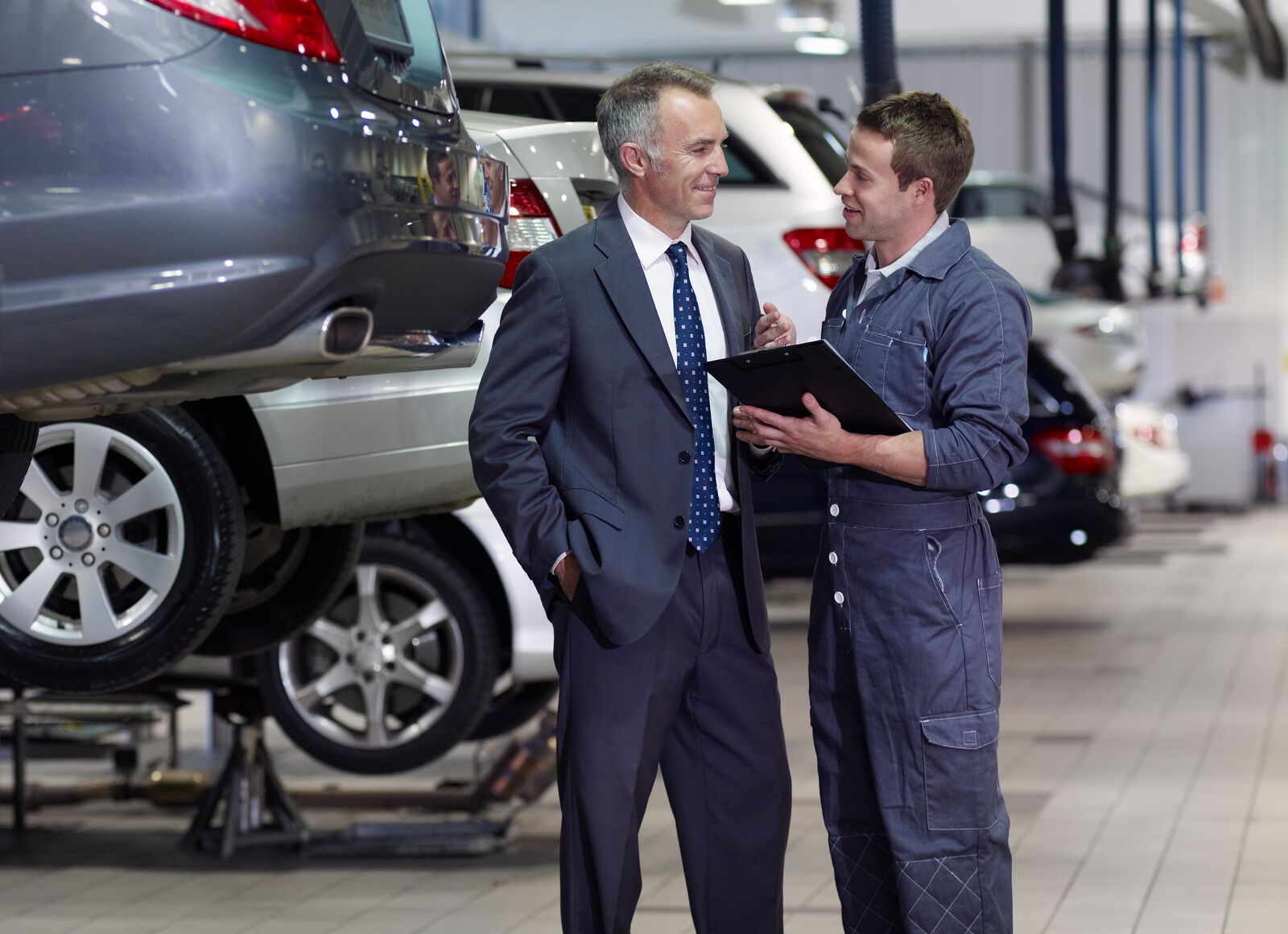 Innenraum eines fortschrittlichen Autos
