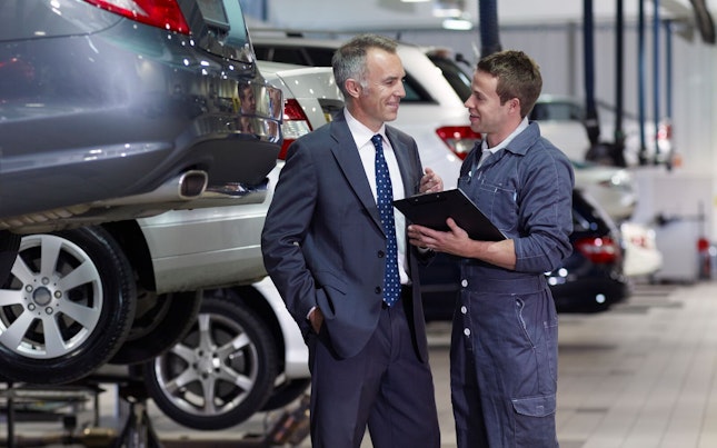 Interior de un automóvil avanzado