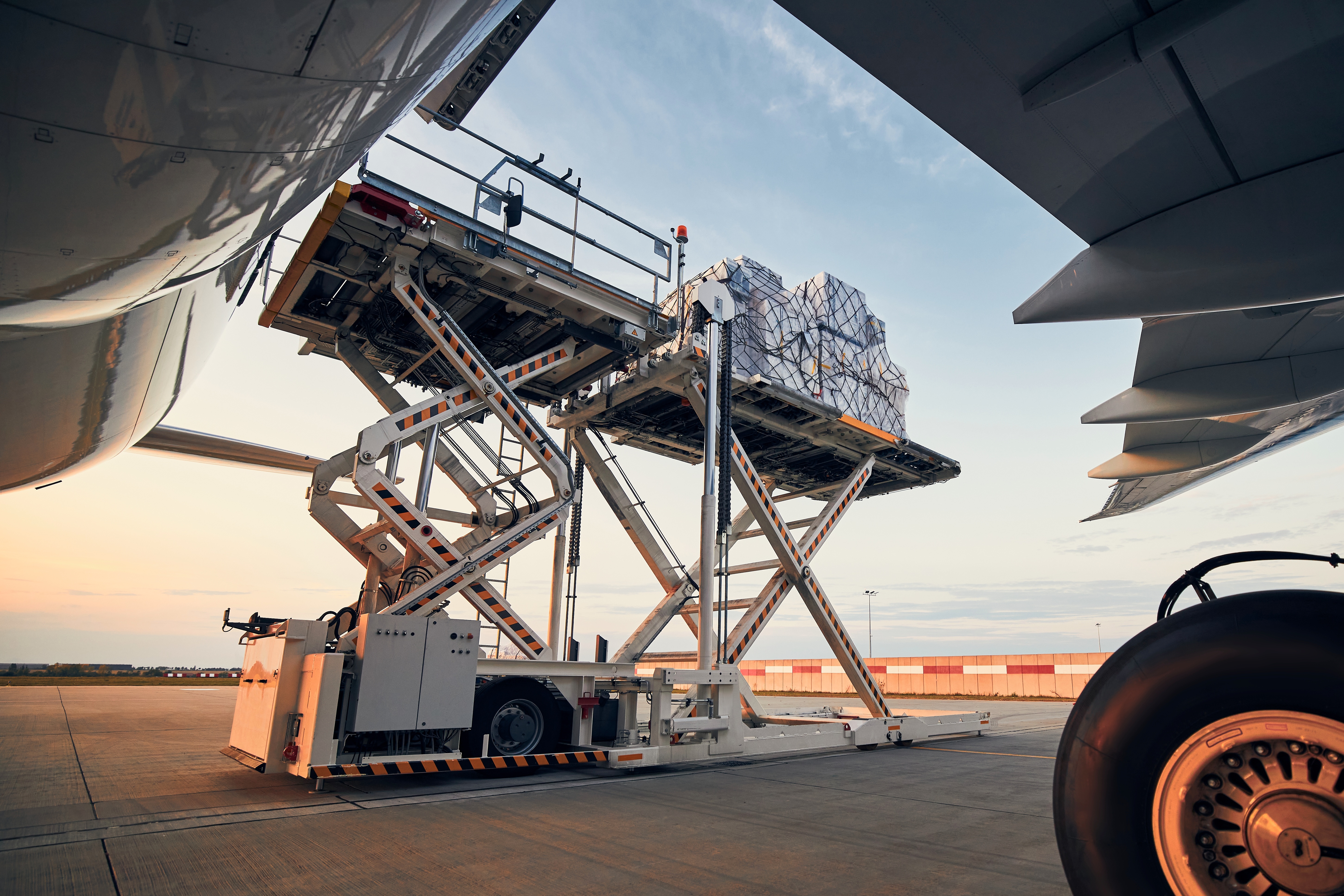 Cargo Being Loaded on an Aircraft
