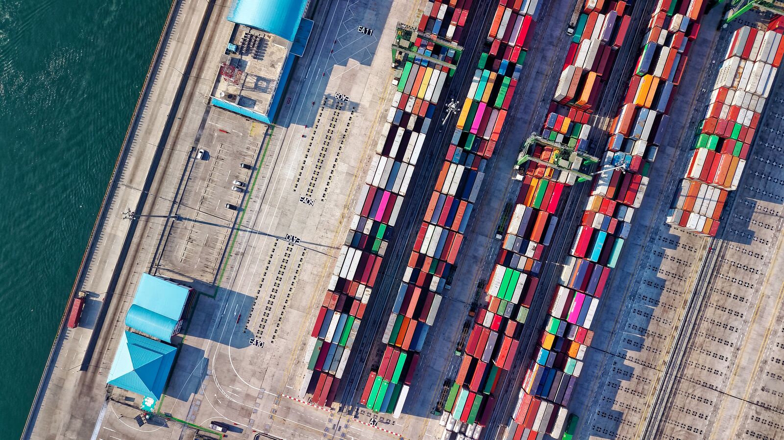 Container stack yard