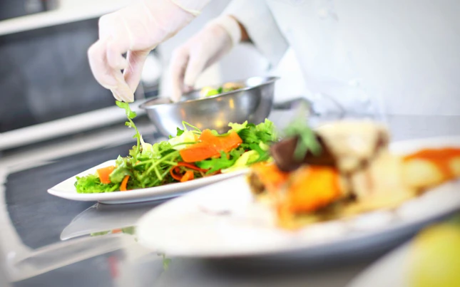 Chef Preparing Food