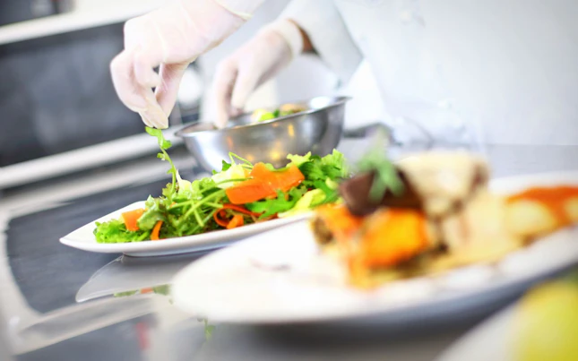 Chef Preparing Food