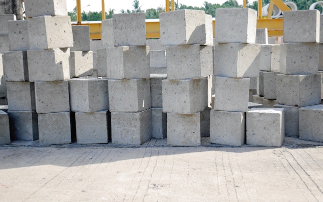 Concrete Pile Stock