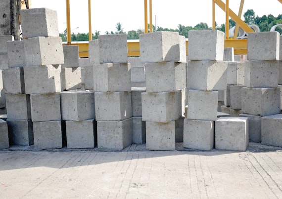 Concrete Pile Stock
