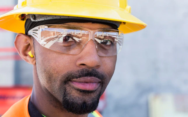 Light Trails in the City at Night