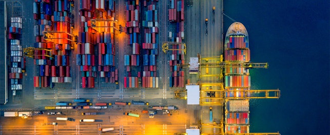 Container stack yard