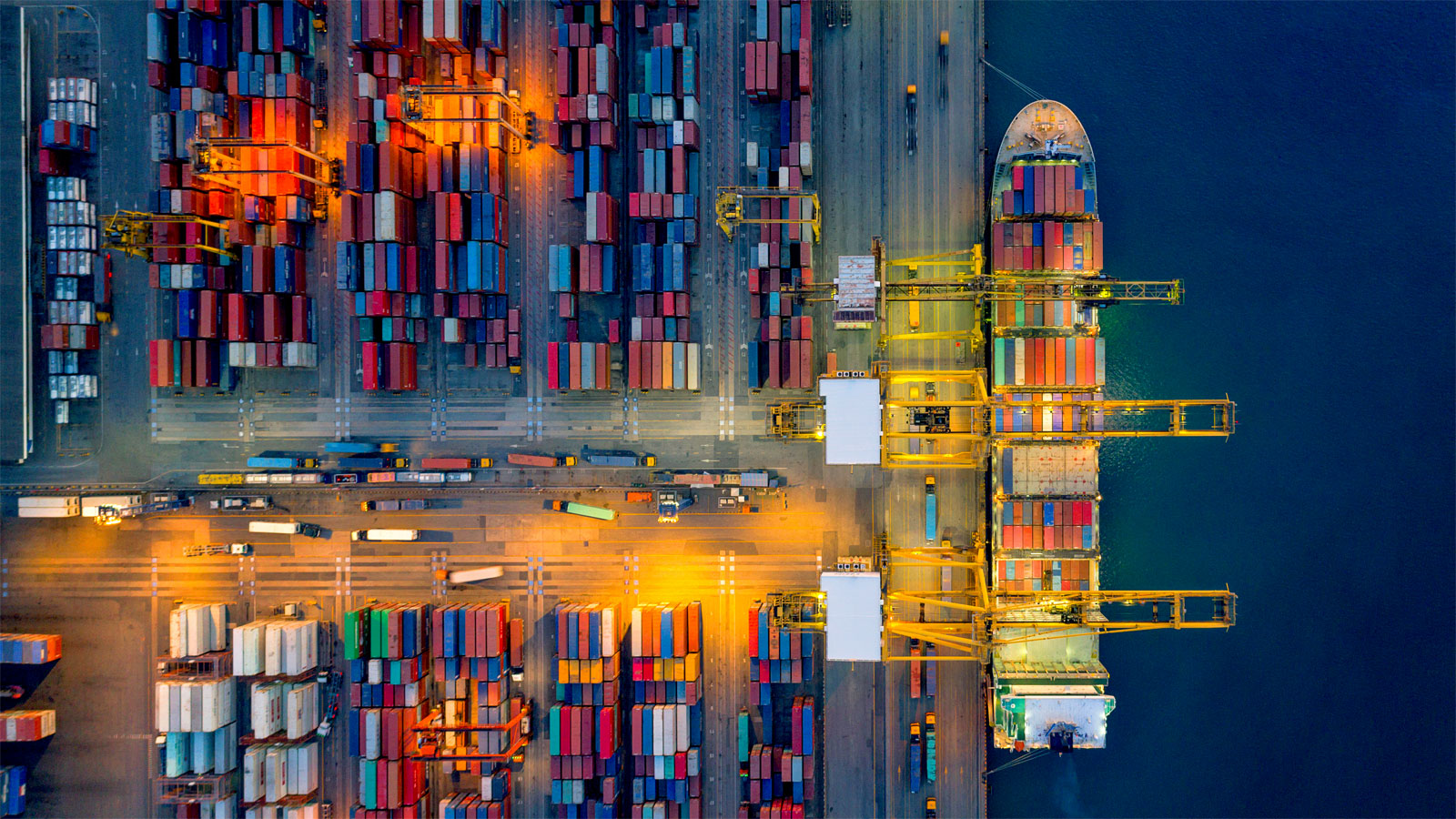 Container stack yard