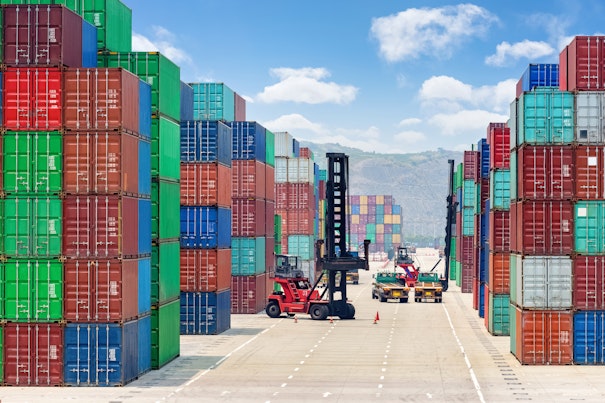 Container stack yard