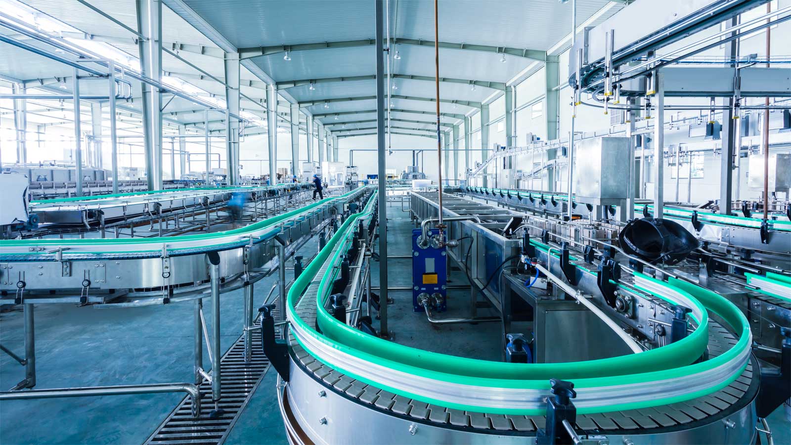 Producción de bebidas en la planta