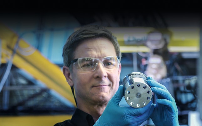 Light Trails in the City at Night