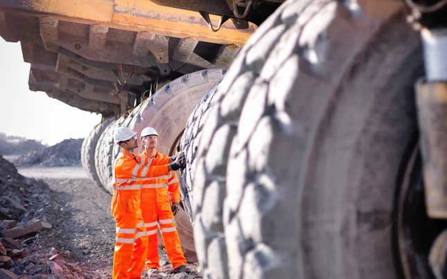 Engineers Working in Coal Mine