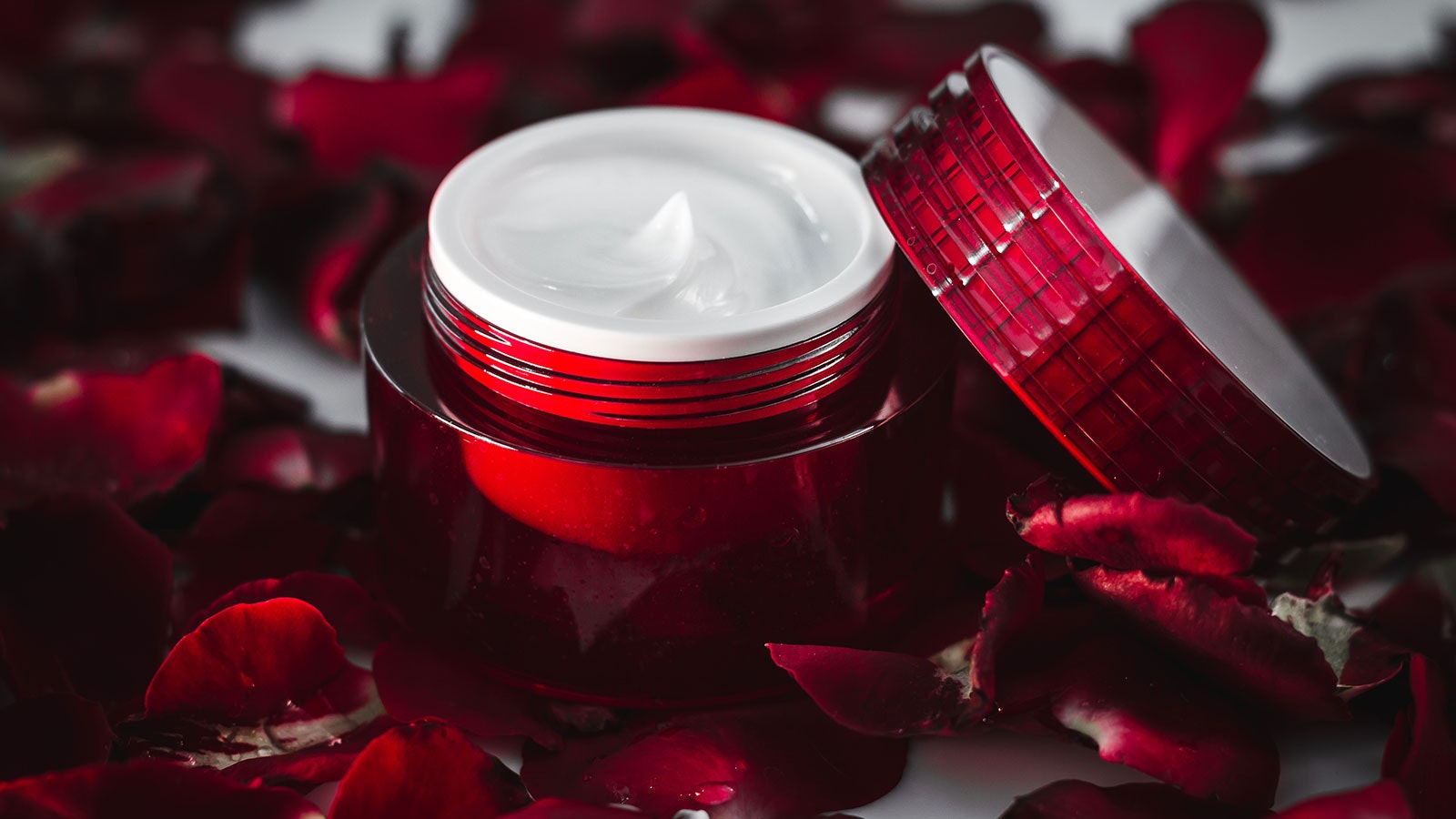 Facial Cream in Red Jar